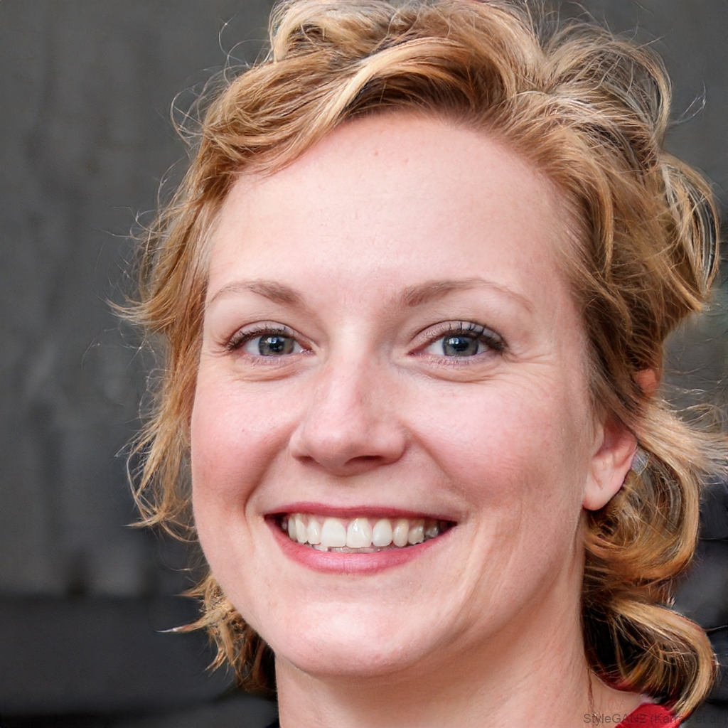 Portrait of Rebecka Holm.